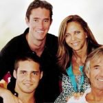 James Matthews with his family