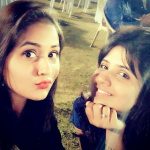 Kajal Raghwani with her sister