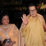 Manoj Kumar with his wife