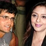 Nagma with Sourav Ganguly