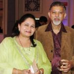 Nitin Tendulkar with his wife
