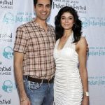 Pooja Batra with her husband