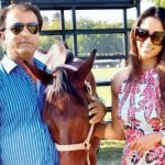 Sangeeta Ghosh with her husband