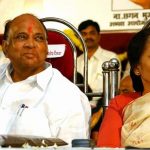 Sharad Pawar with his wife Pratibhatai Pawar