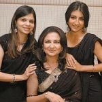Sharmila with her daughters