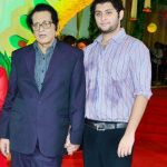 Manoj Kumar with his son Vishal Goswami