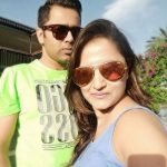 Aakash Chopra with his wife