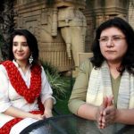 Zeb Bangash with cousin Haniya Aslam