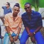 Jason Holder with his brother Commie