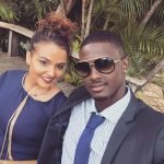 Jason Holder with his girlfriend