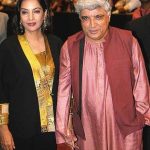 Javed Akhtar with wife Shabana Azmi