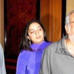Nidhi Dutta with her grandfather OP Dutta and father JP Dutta