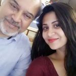 Parineeta with her father
