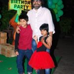 Pritam Chakraborty with his children