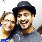 Singer Amit Mishra with his mother