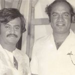 Taran Adarsh father B K Adarsh (Right)