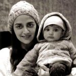 Ahana Deol with her son Darien Vora
