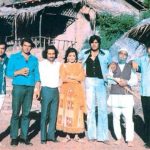 Amjad Khan With Sholay Starcast