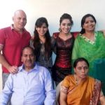 Asha Negi with her family
