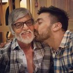 Ashish Chowdhry with his father