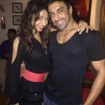 Ashish with wife
