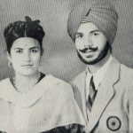Balbir Singh with his wife Sushil