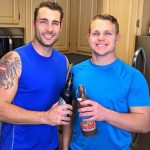 Ben Zorn with his brother