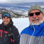 Ben Zorn with his father