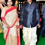 Brahmaji with his wife Sashwaty