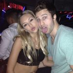 Corinne Olympios with her ex-boyfriend Keith Berman