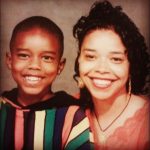DeMario Jackson with his mother