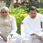 Nitish Kumar with his son Nishant Kumar