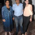 Siddharth Chopra with his mother & fiancee Kanika Mathur