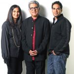Deepak Chopra with his son & daughter