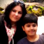 Guroudev Bhalla wife & son