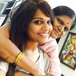 Kathi Karthika with mother