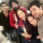 Maninder Singh with his family