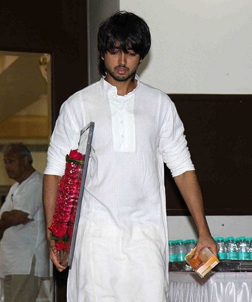 Padmini Kolhapure son Priyank Sharma