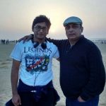 Piyush Mishra with his son Josh
