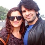 Rahul Sharma with his sister Rashmi Sharma