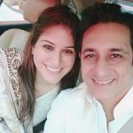 Anjali with her husband Rajiv Paul  