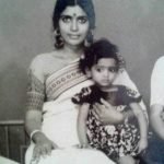 Udaya Bhanu (Childhood) with her mother Aruna
