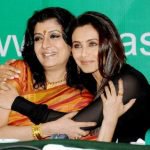 Debashree Roy with her niece Rani Mukerji