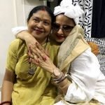Dhanalakshmi Sapru with Rekha