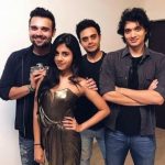 Dishani Chakraborty with her siblings