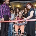 Hadiqa Kiani With Her Mother At the Launch Of Her Cloth Shop
