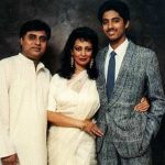 Jagjit Singh With His Wife and Son