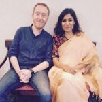 Jamie Alter with his wife, Meha Bhardwaj