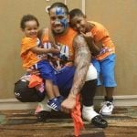 Jey Uso with his sons