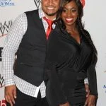 Jimmy Uso with wife Naomi